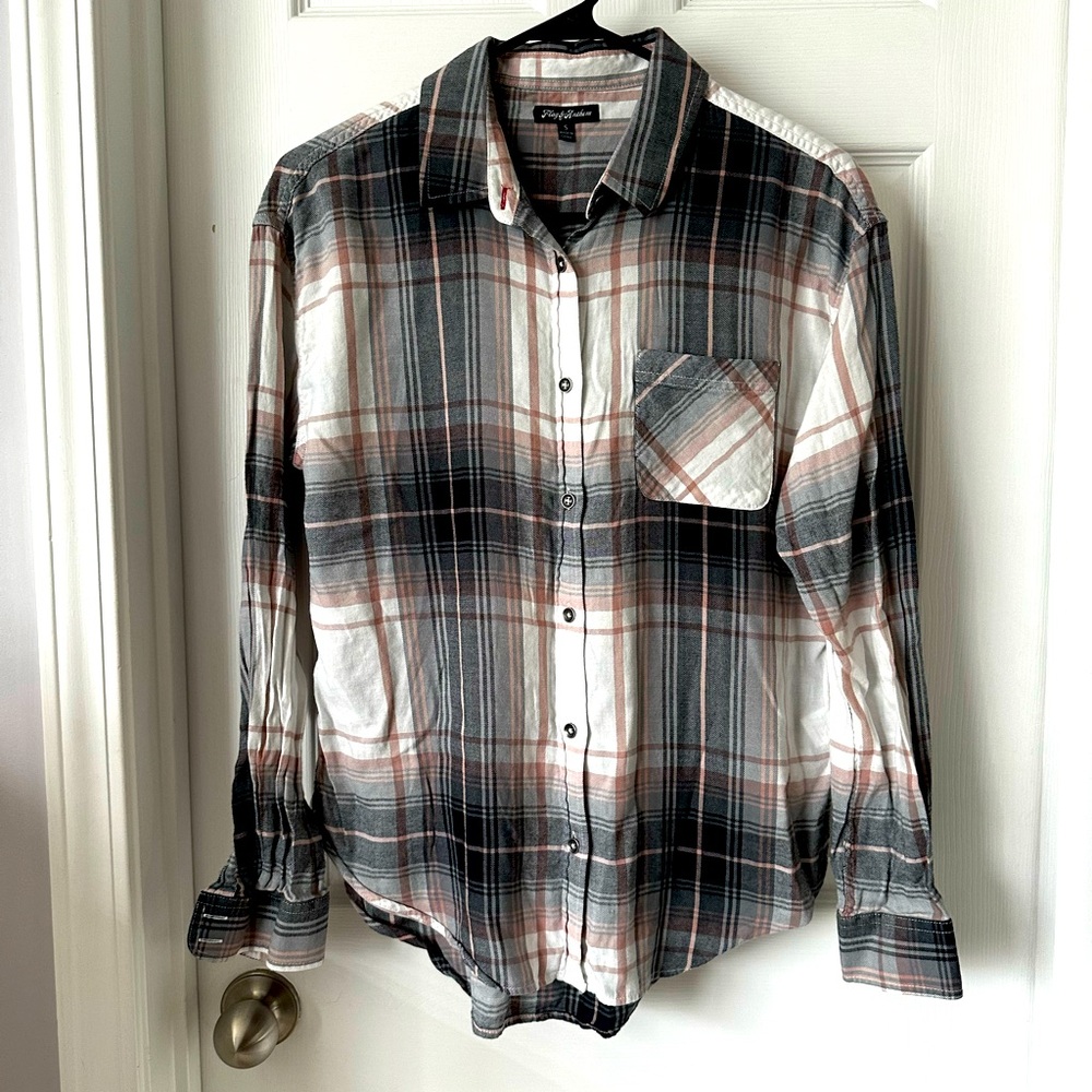 Flag and Anthem Plaid Shirt